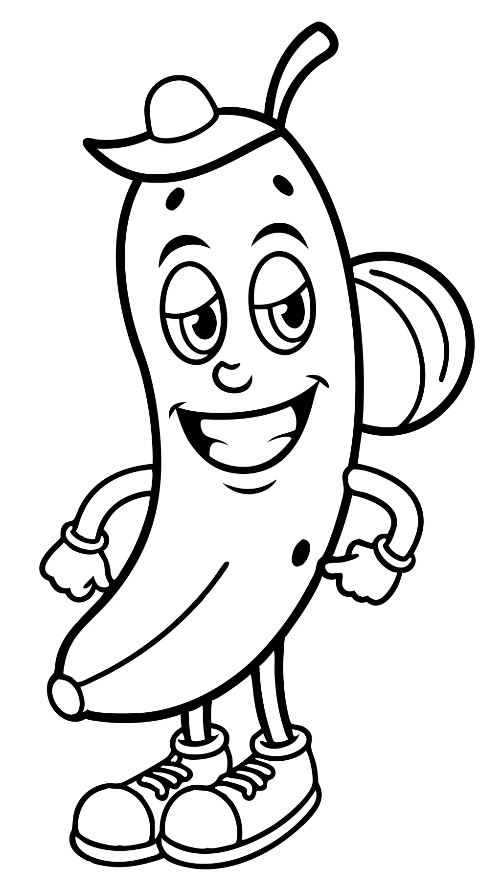 peely coloring pages